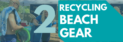 recycling beach gear