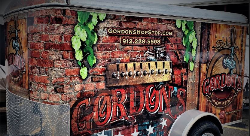 Gordon's Hop Stop. 8 Cold Beverages on Tap for your special event.
