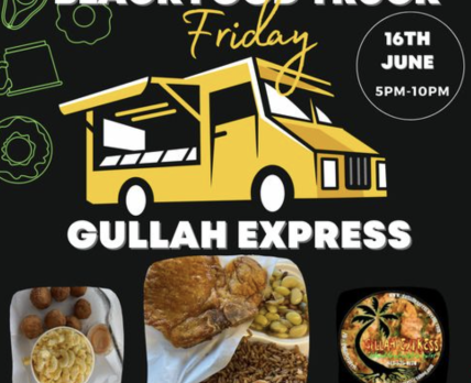 Black Food Track Flyer
