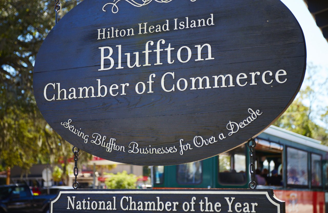 Bluffton sign