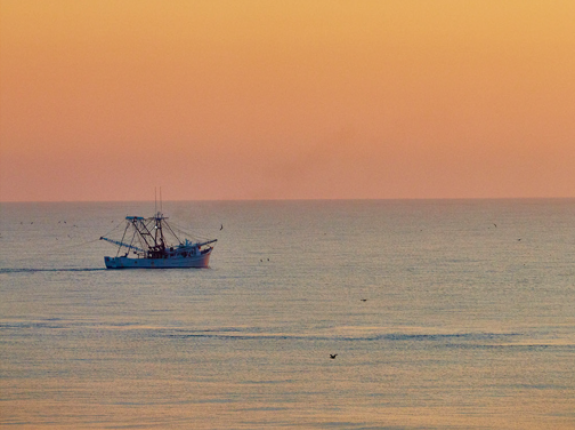 boat on water