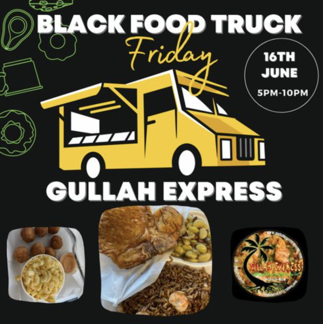 Black Food Track Flyer