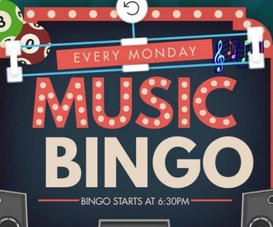 Music Bingo Tio’s Shelter Cove