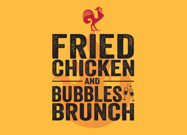 Fried Chicken and bubbles