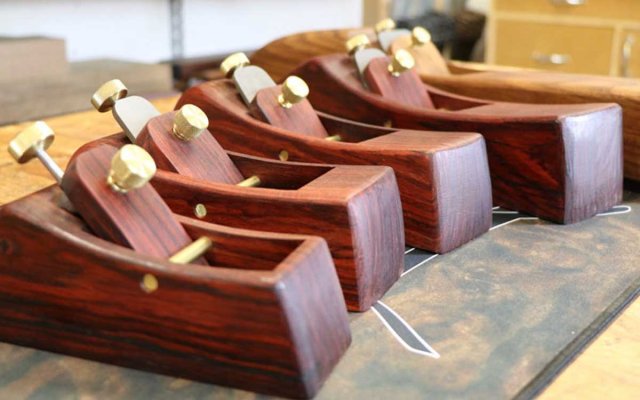 Set of Wood Body Hand Planes